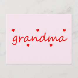 Ich liebe meine Oma Postkarte