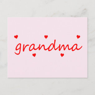 Ich liebe meine Oma Postkarte