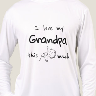 Ich liebe meine Opa-Typografie namens Grafik  T-Shirt