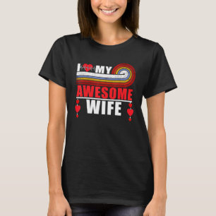Ich Liebe meine Phantastische Ehefrau Romantisches T-Shirt