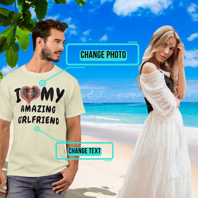 Ich Liebe meine Phantastische Freundin T-Shirt (Show your girlfriend just how much she means to you with this statement of true love. )