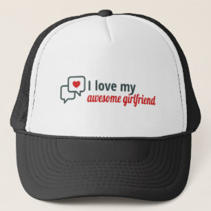 Ich Liebe meine phantastische Freundin Trucker Hat Truckerkappe