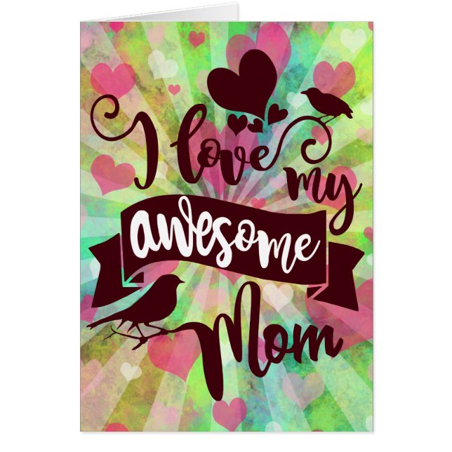 Ich Liebe meine Phantastische Mama Typografie (Vorne)