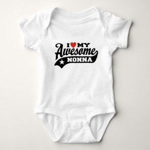 Ich Liebe meine Phantastische Nonna Baby Strampler
