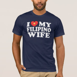 Ich Liebe meine philippinische Ehefrau T-Shirt