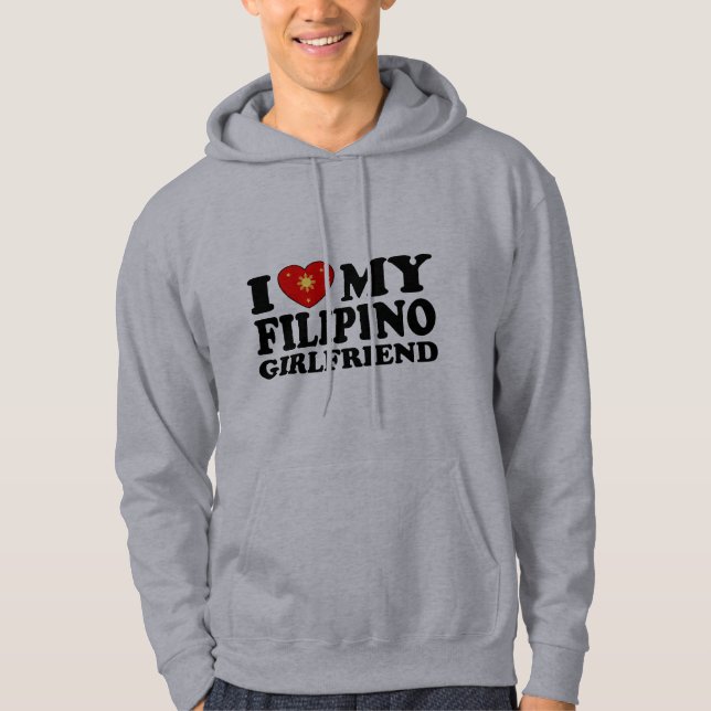 Ich Liebe meine philippinische Freundin Hoodie (Vorderseite)