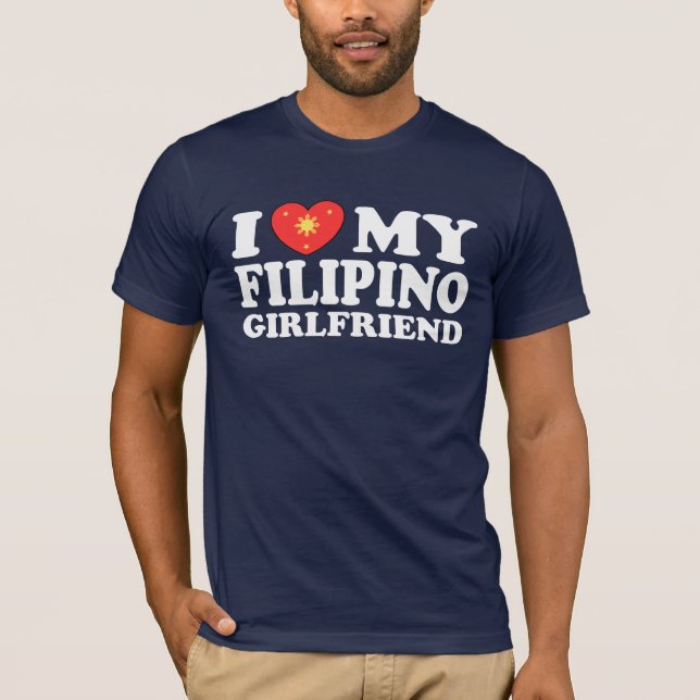 Ich Liebe meine philippinische Freundin T-Shirt (Vorderseite)
