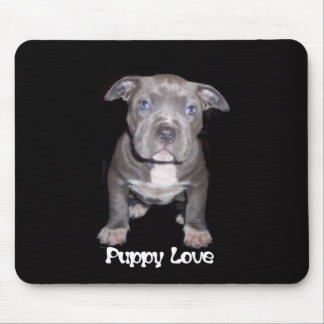 Ich Liebe meine Pit Bull Mousepad