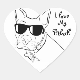 Ich Liebe meine Pitbulle Sticker