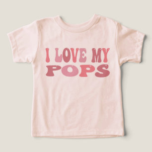 Ich Liebe meine Pop Shirt und, Vatertag Kleinkind
