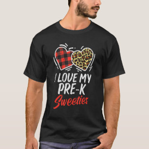 Ich Liebe meine Pre K Sweeties Valentinstag Tee