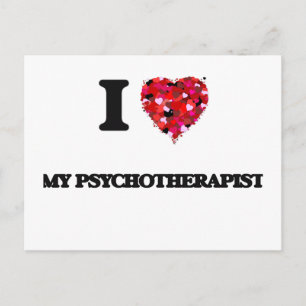 Ich Liebe Meine Psychotherapeutin Postkarte