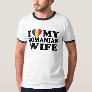 Ich Liebe meine rumänische Ehefrau T-Shirt
