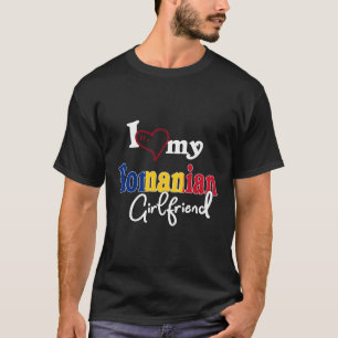 Ich Liebe meine rumänische Freundin Matching Coupl T-Shirt