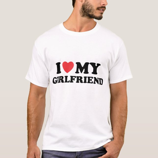 Ich Liebe meine Schauspielerin Girlfriend Funny Bo T-Shirt (Vorderseite)