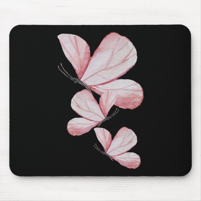 Ich Liebe meine Schmetterlingsgeschenke Mousepad (Vorne)