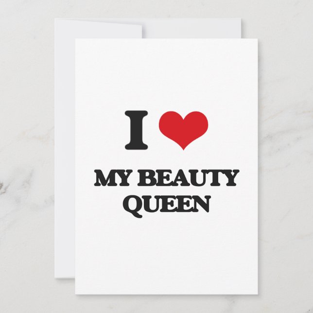 Ich Liebe meine Schönheitskönigin (Vorderseite)