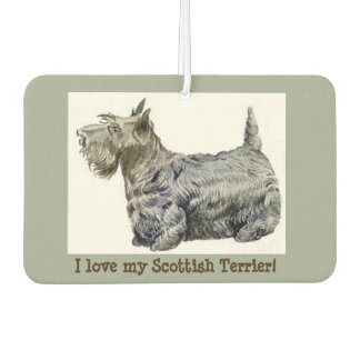 Ich Liebe meine schottischen Terrier! Car Air Fres Autolufterfrischer