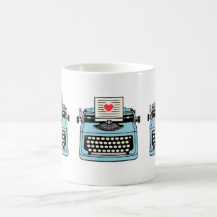 Ich liebe meine Schreibmaschine Kaffeetasse