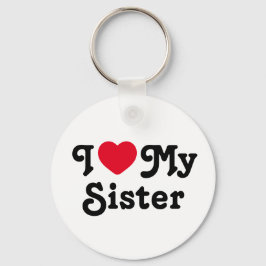 Ich Liebe meine Schwester Schlüsselanhänger