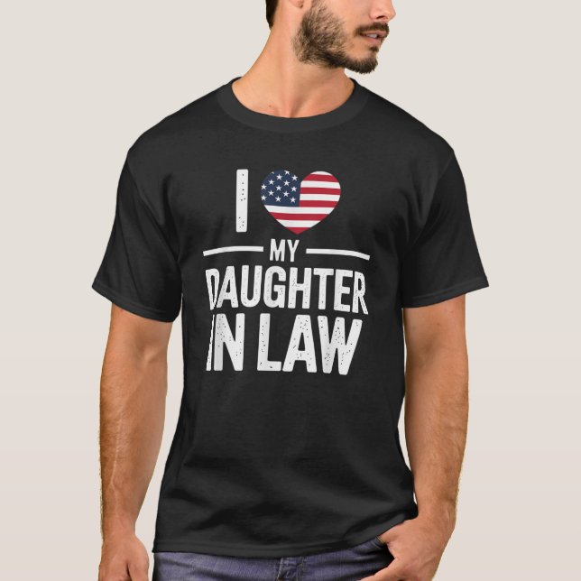Ich Liebe meine Schwiegertochter, die Hochzeit abs T-Shirt (Vorderseite)
