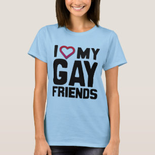 ICH LIEBE MEINE SCHWULEN FREUNDE -.png T-Shirt