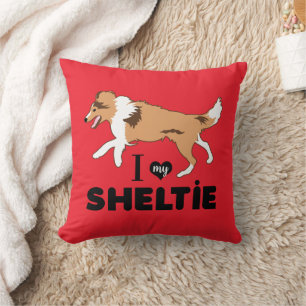 Ich Liebe meine Sheltie Shetland Sheepdog Kissen