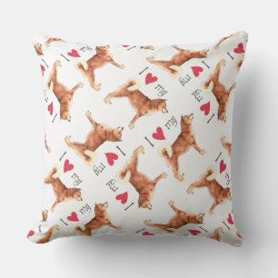 Ich Liebe meine Shiba Inu Kissen Für Draußen