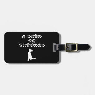 Ich Liebe meine Siamesen - Weißer Text Gepäckanhänger