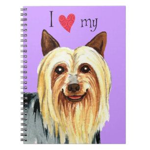 Ich Liebe meine Silky Terrier Notizblock
