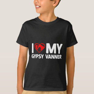 Ich Liebe meine Sinti und Roma Vanner Reiten T-Shirt