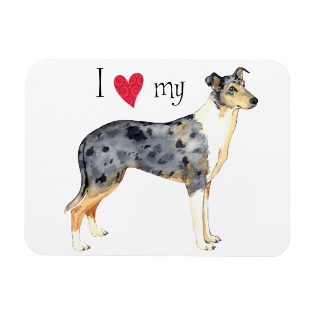 Ich Liebe meine Smooth Collie Magnet (Horizontal)