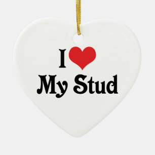 Ich Liebe meine Stute Keramikornament