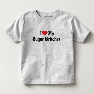 Ich Liebe meine Sugar Britches Kleinkind T-shirt