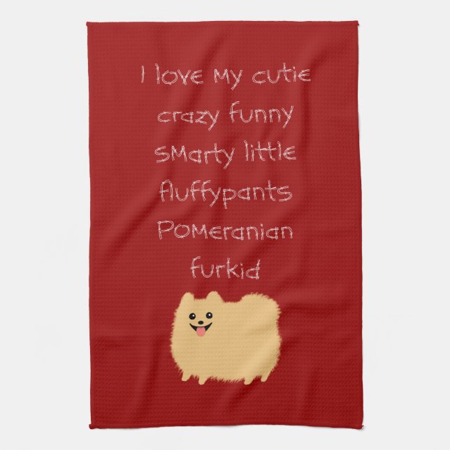 Ich Liebe meine Süsse Crazy Funny Smarty.. Spitz Handtuch (Vertikal)
