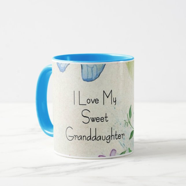 Ich Liebe meine süße Enkeltochter Tasse (Vorderseite Links)