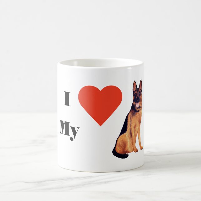 Ich Liebe meine Tasse Deutscher Hirten (Mittel)