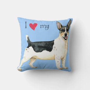 Ich Liebe meine Teddy Roosevelt Terrier Kissen