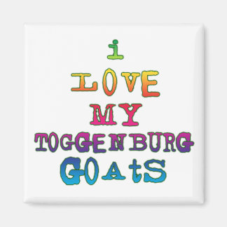 Ich Liebe meine Toggenburger Ziegen Magnet