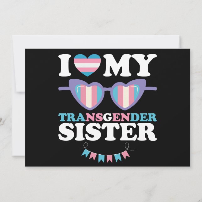 Ich Liebe meine Transgender-Schwester-Familie über Einladung (Vorderseite)