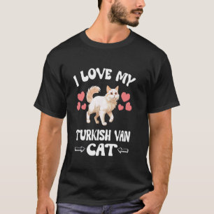 Ich liebe meine türkische Van-Katze T-Shirt