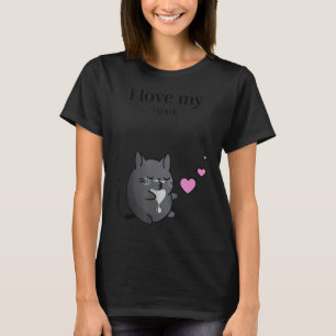 Ich Liebe meine Tuxie Cat Tuxedo Cat T-Shirt