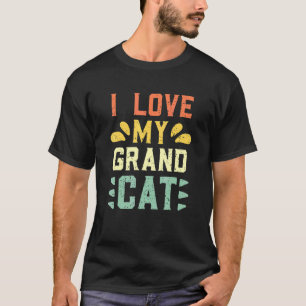Ich liebe meine Urkatze Katze Opa Oma Großeltern T-Shirt