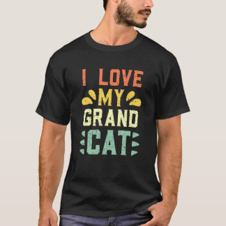 Ich liebe meine Urkatze Katze Opa Oma Großeltern T-Shirt