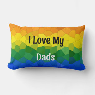 Ich Liebe meine Väter LGBTQ Rainbow-Kissen Lendenkissen