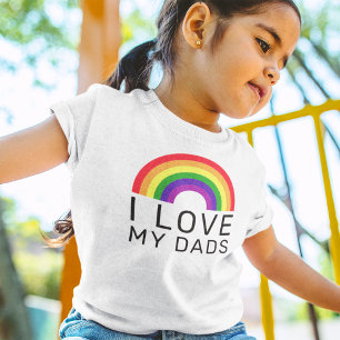 Ich Liebe meine Väter Rainbow Gay Pride T-Shirt