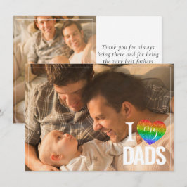 Ich Liebe meine Väter | Rainbow Heart Fathers Day 