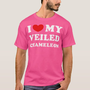 Ich Liebe meine verschleierte Chameleon Ich höre m T-Shirt