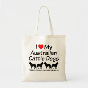 Ich Liebe meine Vier Australische Rinder Hunde Tragetasche