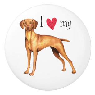 Ich Liebe meine Vizsla Keramikknauf